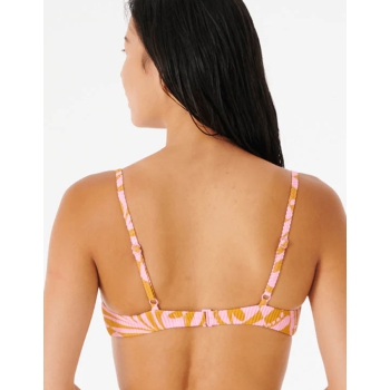 RIP CURL AFTERGLOW SWIRL BRALETTE BIKINI TOP