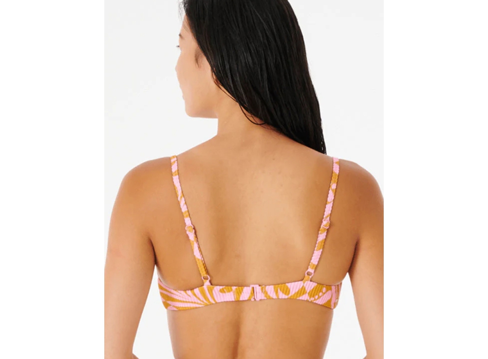 RIP CURL AFTERGLOW SWIRL BRALETTE BIKINI TOP