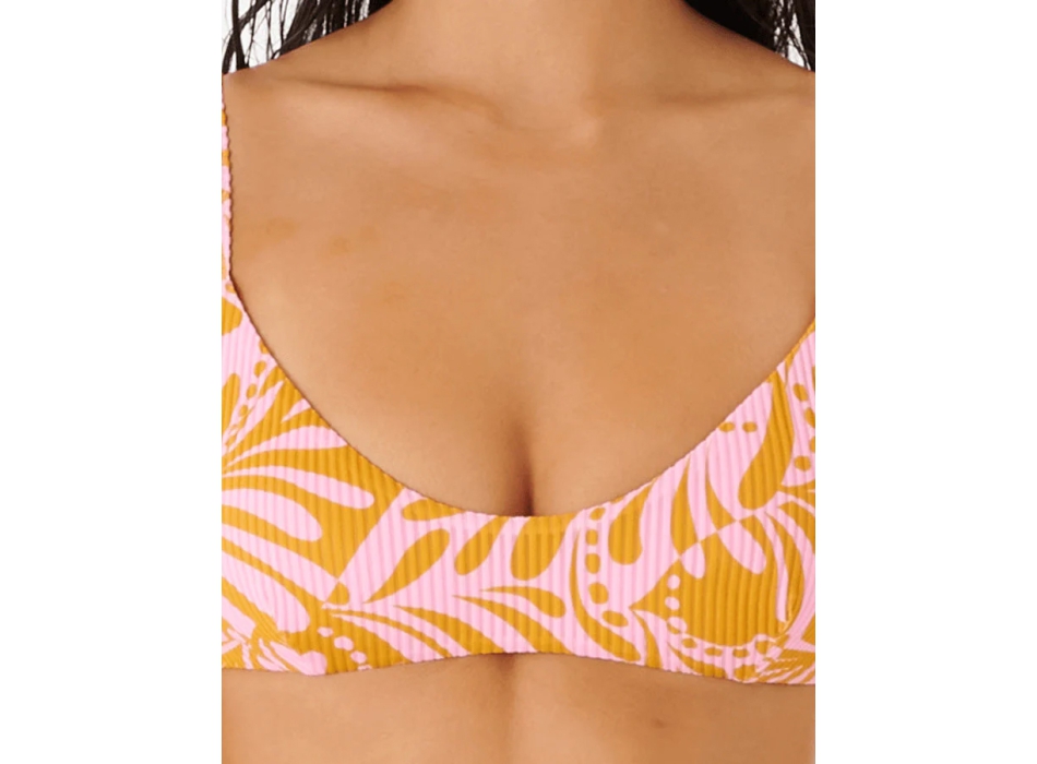 RIP CURL AFTERGLOW SWIRL BRALETTE BIKINI TOP