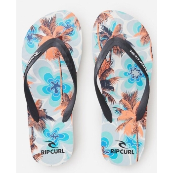 RIP CURL BARREL KILLA BLOOM OPEN TOE WHITE