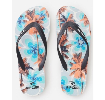 RIP CURL BARREL KILLA BLOOM OPEN TOE WHITE