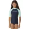 RIP CURL BLOCK PARTY SHORT SLEEVE RASH VEST GIRL 8-16