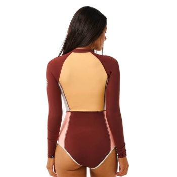 RIP CURL BLOCK PARTY LONGSLEEVE SURFSUIT UPF50+ PLUME