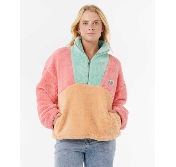 RIP CURL BLOCK PARTY POLAR FLEECE PINK