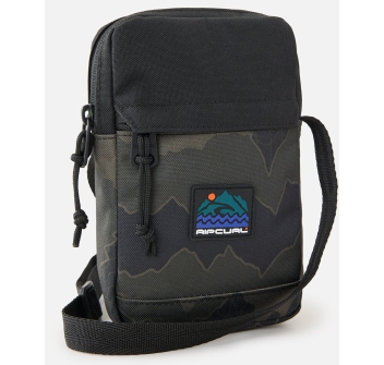 RIP CURL BORSA SLIM POUCH CAMO BLACK/GREY