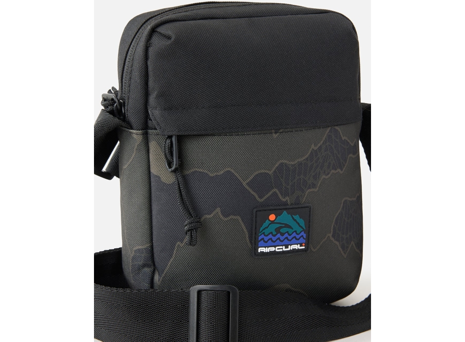 RIP CURL SLIM POUCH CAMO BLACK/OLIVE