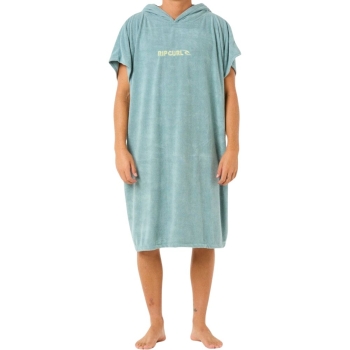 RIP CURL BRAND HOODED PONCHO OLIVE