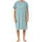 RIP CURL BRAND HOODED PONCHO BLUE LAGOON