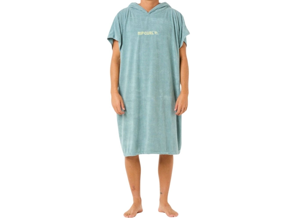 RIP CURL BRAND HOODED PONCHO OLIVE