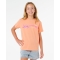 RIP CURL MOLOKAI CREW TEE GIRL SALMON