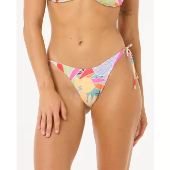 RIP CURL CALA VALDELLA HIGH LEG SKIMPY BIKINI BOTTOM