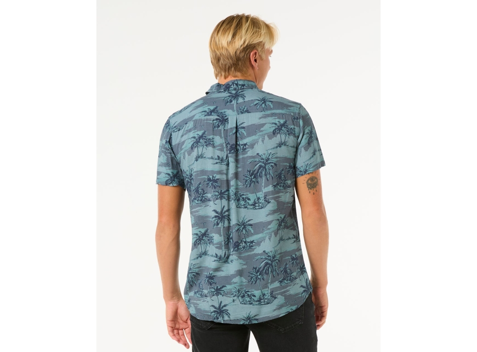 RIP CURL SHIRT DREAMER BARREL KILLA SHORT SLEEVE PINE NIGHT
