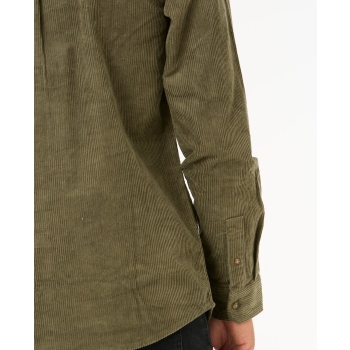 RIP CURL CLASSIC SURF CORD SHIRT DUSTY OLIVE