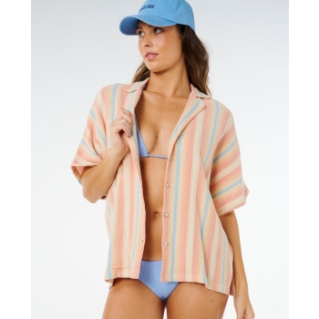 RIP CURL SHIRT PREMIUM SURF STRIPE SHORT SLEEVE MULTICO 