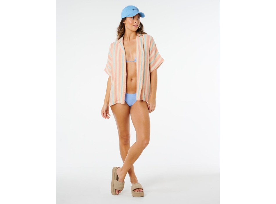 RIP CURL SHIRT PREMIUM SURF STRIPE SHORT SLEEVE MULTICO 