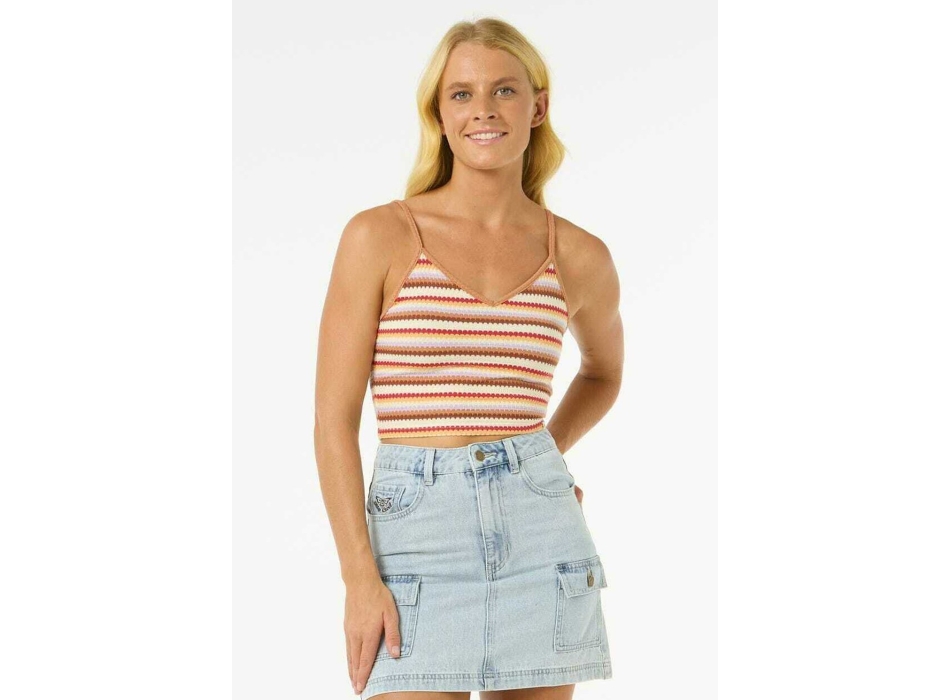 RIP CURL TANK BOBBI STRIPE CAMI MULTICOLOR