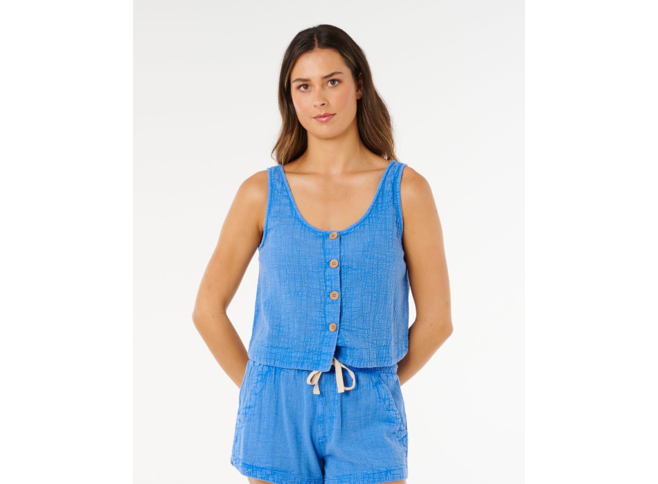 RIP CURL TANK CLASSIC SURF II BRIGHT BLUE