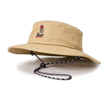 RIP CURL BUCKET SEARCH CANVAS WIDE BRIM HAT KHAKI