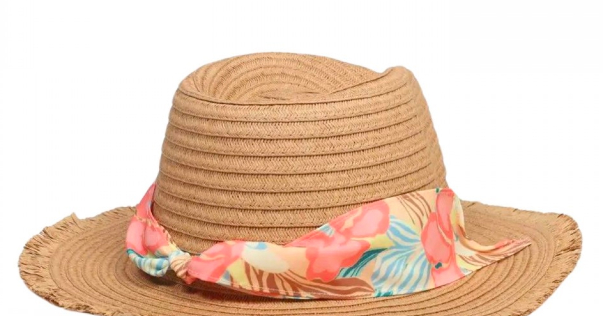 Chapeau Panama Rip Curl En Paille De Surf - Qualité Supérieure, Style Plage Et Vacances