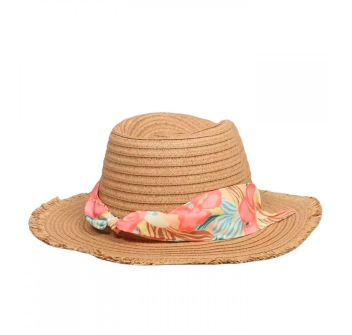 RIP CURL OCEANS PANAMA HAT BRIGHT ORANGE