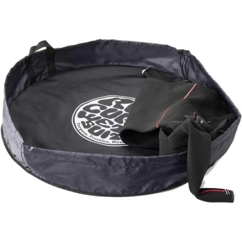 RIP CURL CHANGE MAT BLACK GREY