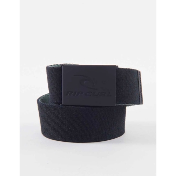 RIP CURL SNAP REVO WEBBED BELT BLACK OLIVE