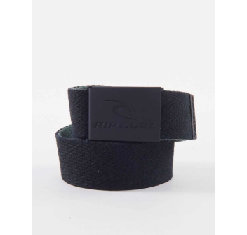 RIP CURL SNAP REVO WEBBED BELT BLACK OLIVE