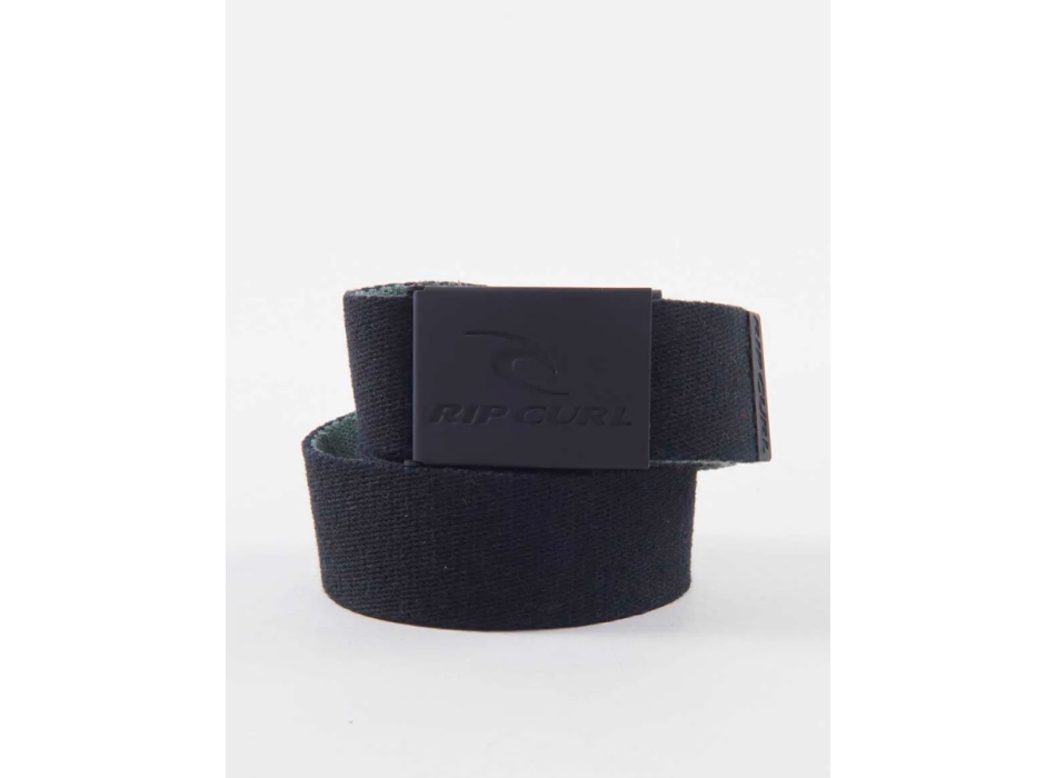 RIP CURL SNAP REVO WEBBED BELT BLACK OLIVE