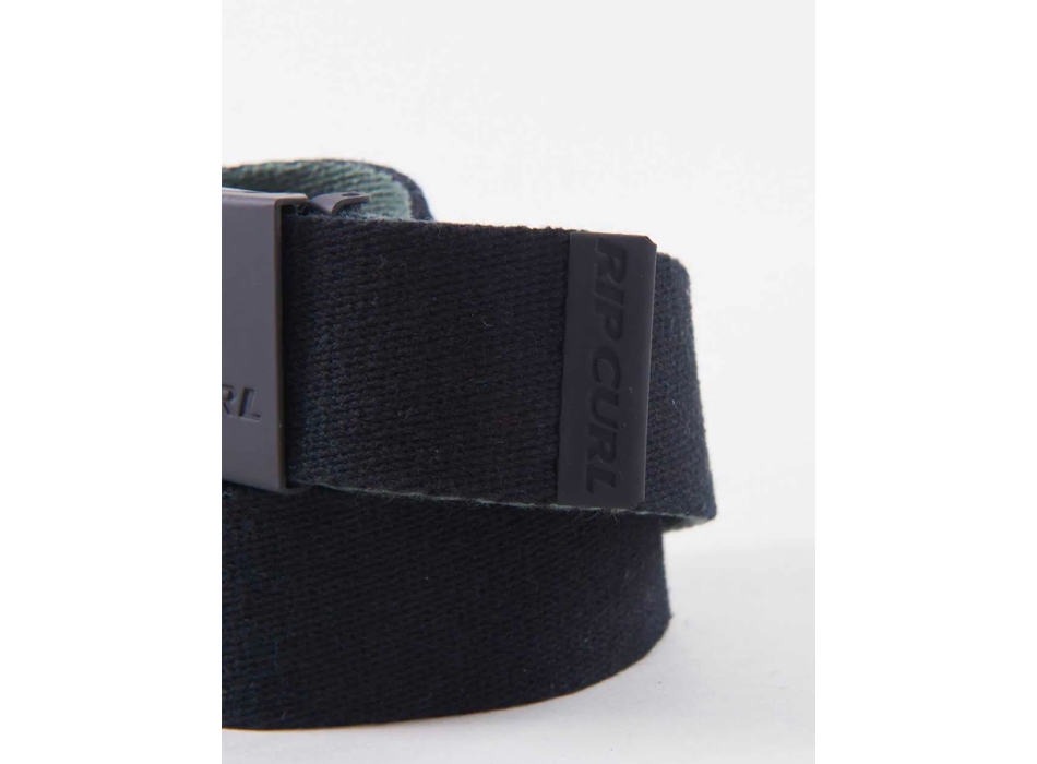 RIP CURL SNAP REVO WEBBED BELT BLACK OLIVE