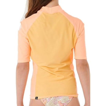 RIP CURL CLASIC SURF SHORT SLEEVE RASH VEST GIRL 8-16