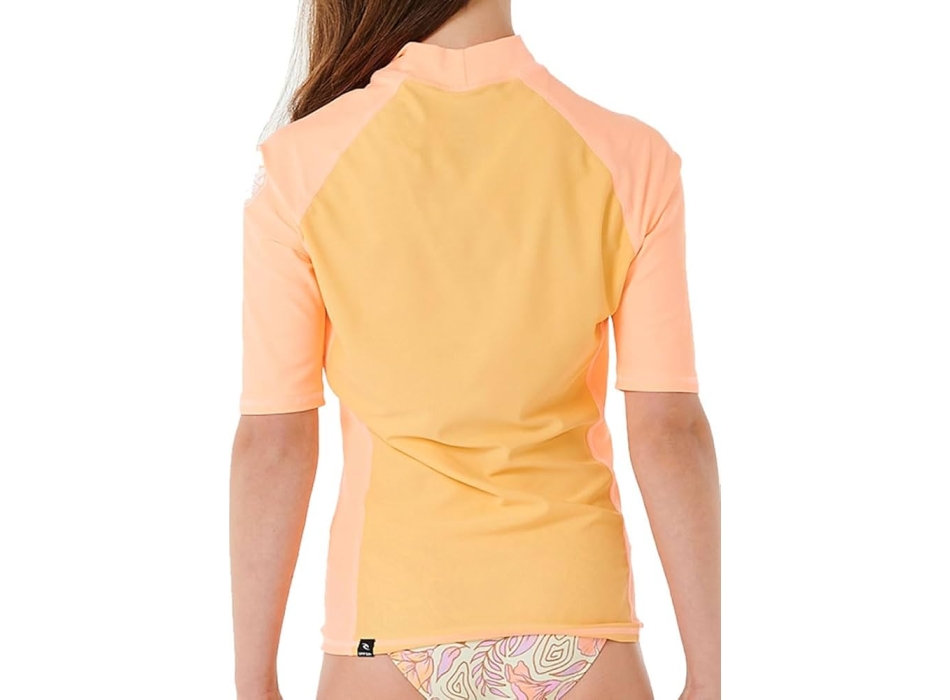 RIP CURL CLASIC SURF SHORT SLEEVE RASH VEST GIRL 8-16