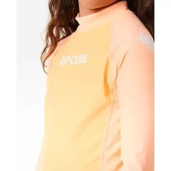 RIP CURL CLASIC SURF LONG SLEEVE RASH VEST GIRL 8-16