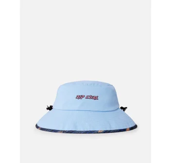 RIP CURL COMBO MID BRIM BUCKET HAT BOY BLUE LAGOON