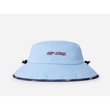 RIP CURL COMBO MID BRIM BUCKET HAT BOY BLUE LAGOON