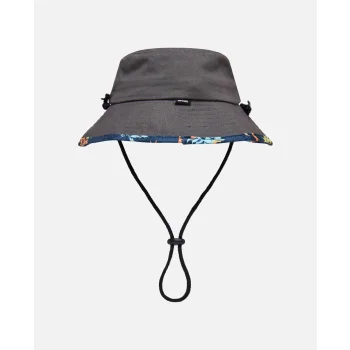 RIP CURL COMBO MID BRIM BUCKET HAT BOY WASHED BLACK