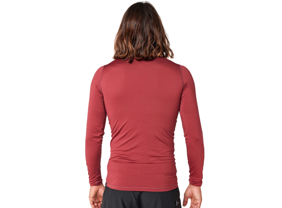 RIP CURL CORPS LONG SLEEVE UV TEE MAROON
