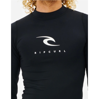 RIP CURL CORPS LONG SLEEVE UV TEE BLACK