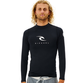 RIP CURL CORPS LONG SLEEVE UV TEE BLACK