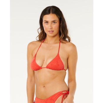 RIP CURL BIKINI TOP OASIS SLINDING TRIANGLE RED