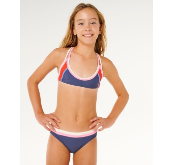 RIP CURL SURF REVIVAL BIKINI GIRL NAVY