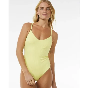 RIP CURL PREMIUM SURF CHEEKY ONE PIECE BRIGHT YELLOW