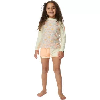 RIP CURL CRYSTAL LONG SLEEVE RASH VEST GIRL 1-8