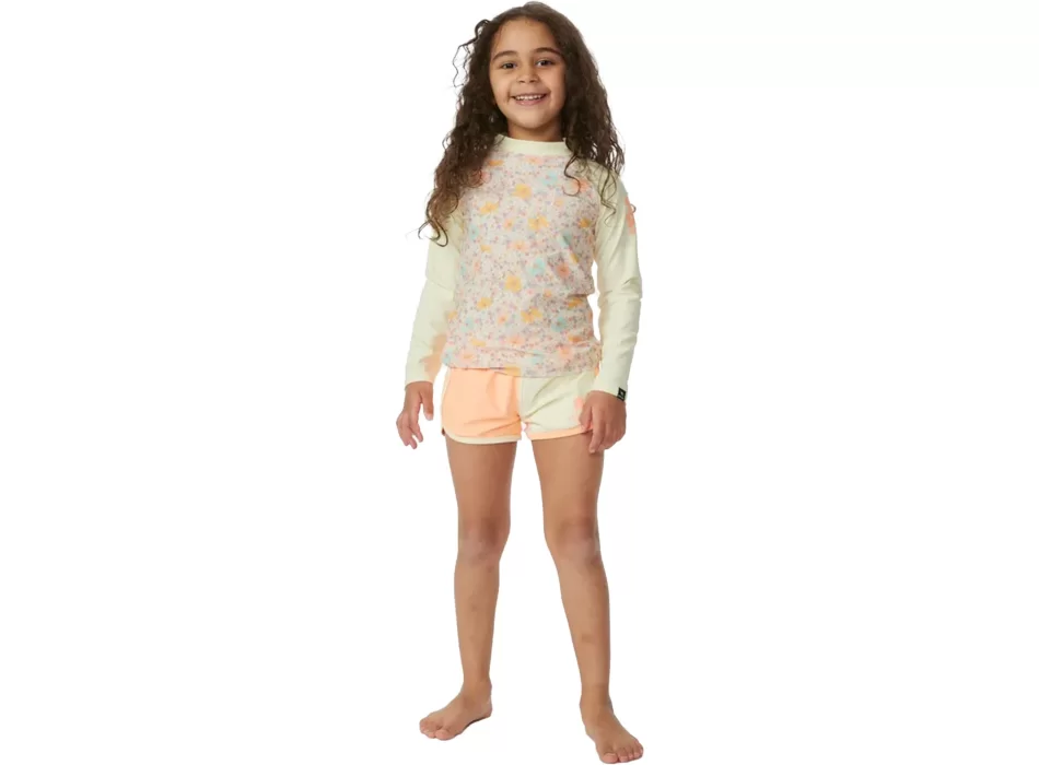 RIP CURL CRYSTAL LONG SLEEVE RASH VEST GIRL 1-8