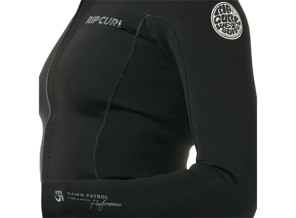 RIP CURL WOMEN DAWN PATROL LONG SLEEVE JACKET BLACK