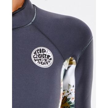RIP CURL WOMEN DAWN PATROL SHORT SLEEVE BACKZIP