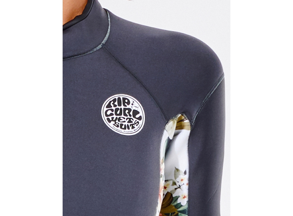RIP CURL WOMEN DAWN PATROL SHORT SLEEVE BACKZIP