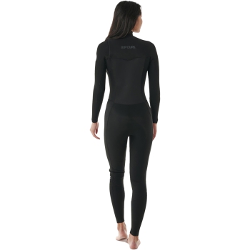 RIP CURL WOMEN DAWN PATROL 4/3 CHEST ZIP WETSUIT