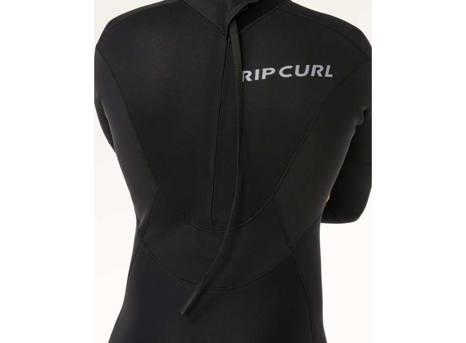 RIP CURL DAWN PATROL 4/3 CHEST ZIP WETSUIT BLACK