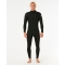 RIP CURL DAWN PATROL 4/3 CHEST ZIP WETSUIT BLACK