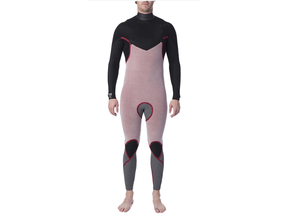 RIP CURL DAWN PATROL 4/3 CHEST ZIP NAVY